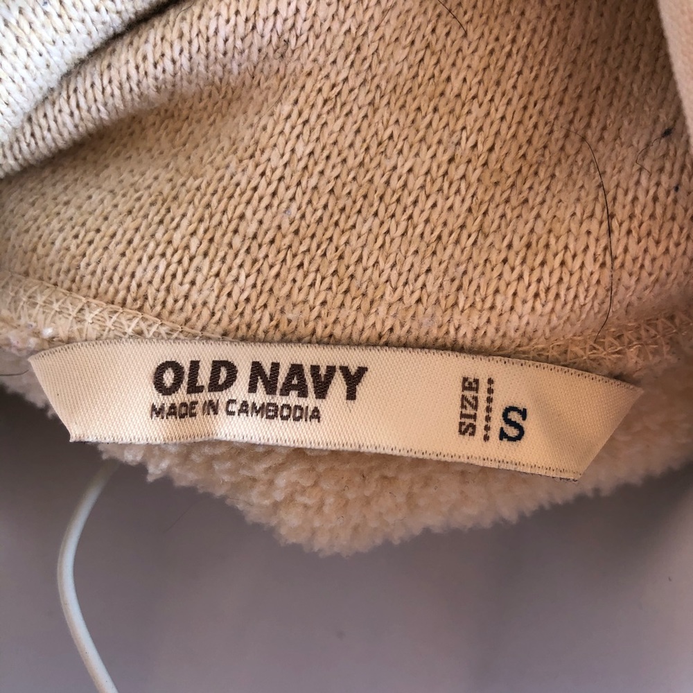 Old Navy full zip tan jacket size small - Picture 3 of 7